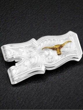 Montana Silversmith Open Range Longhorn Money Clip - Retail $90 - NEW!
